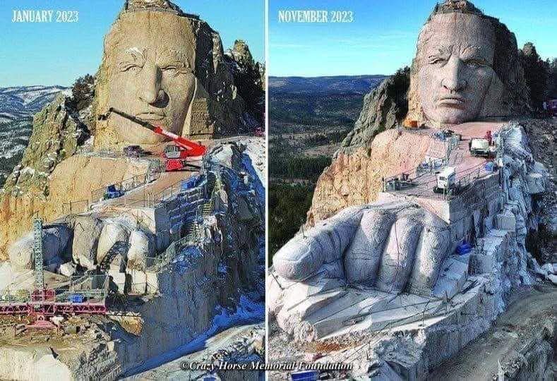 native_am_pride's tweet image. Crazy Horse Memorial, South Dakata 𝐈𝐅 𝐘𝐎𝐔 𝐒𝐔𝐏𝐏𝐎𝐑𝐓 𝐍𝐀𝐓𝐈𝐕𝐄 𝐀𝐌𝐄𝐑𝐈𝐂𝐀𝐍 , 𝐓𝐘𝐏𝐄 𝐘𝐄𝐒 𝐀𝐍𝐃 𝐏𝐋𝐄𝐀𝐒𝐄 𝐒𝐇𝐀𝐑𝐄 !!