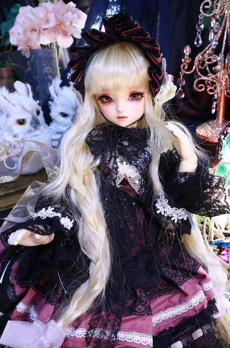 PoE_MomiP's tweet photo. 今展示されてるリズのウィッグ、1stのと同じ素材かな?同じだったら欲しいなぁ…とても軽くて好きな素材 #SD97 https://t.co/fhxqhEt2tl