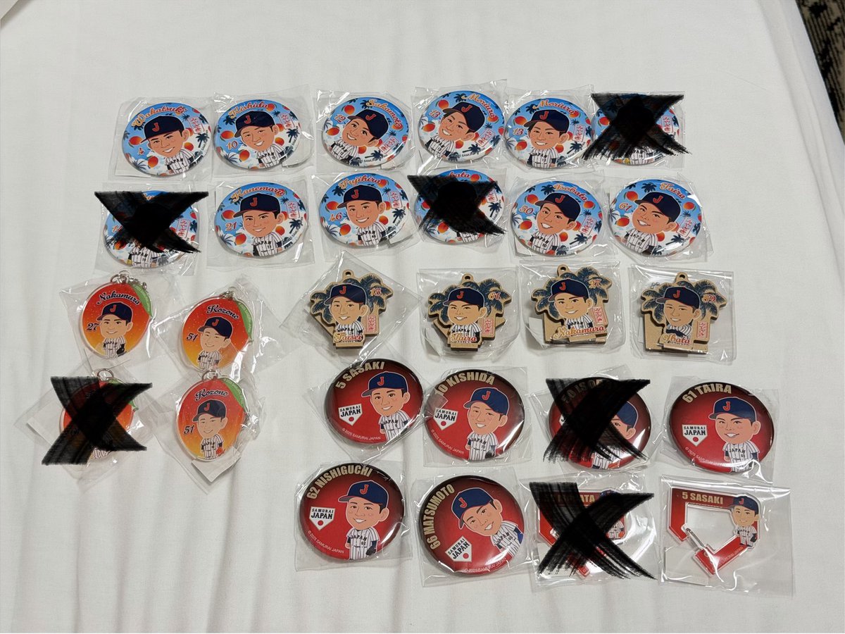 侍ジャパン 侍JAPAN シークレット モバガチャ グッズ 交換 ． 【譲