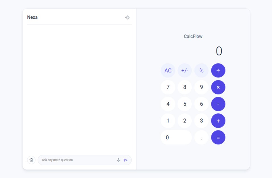 mariyam_babbar's tweet image. @CodeAlpha_CA 
Meet CalcFlow – a modern calculator paired with Nexa, a smart AI agent. Built entirely with HTML, CSS &amp;amp; JavaScript, it’s fully responsive, has voice input, typing animations, and a sun/moon theme toggle. 💻✨ 
#Frontend #CodeAlpha #WebDevelopment #AI #Calculator