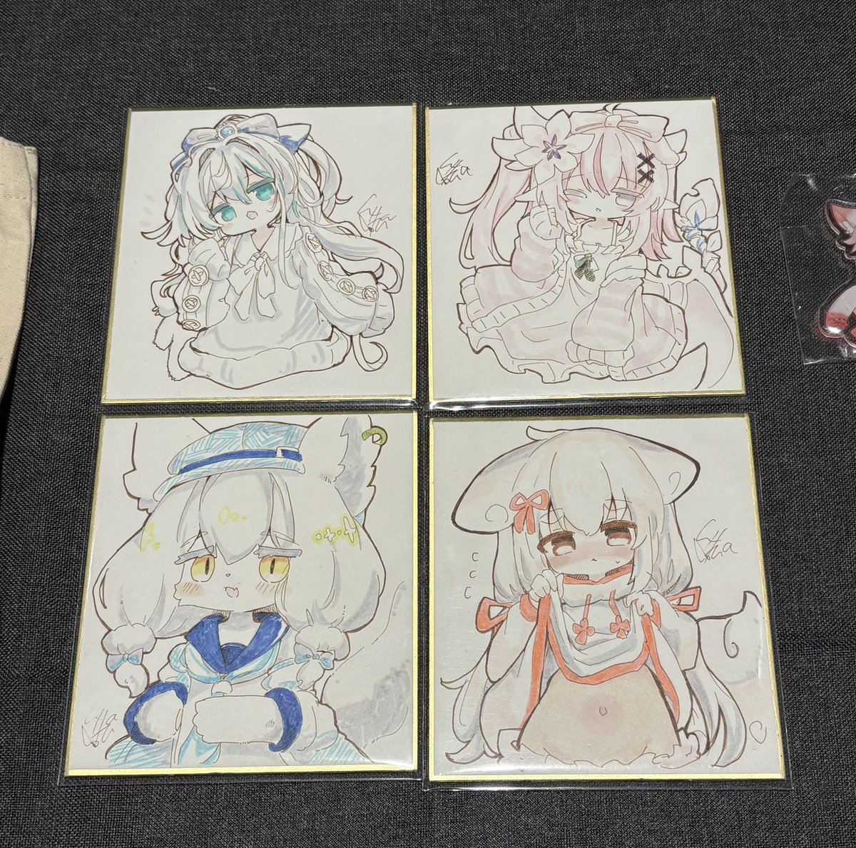 色紙描いて持ってきてくれた( ^ ) かわいいがすぎる、、、
