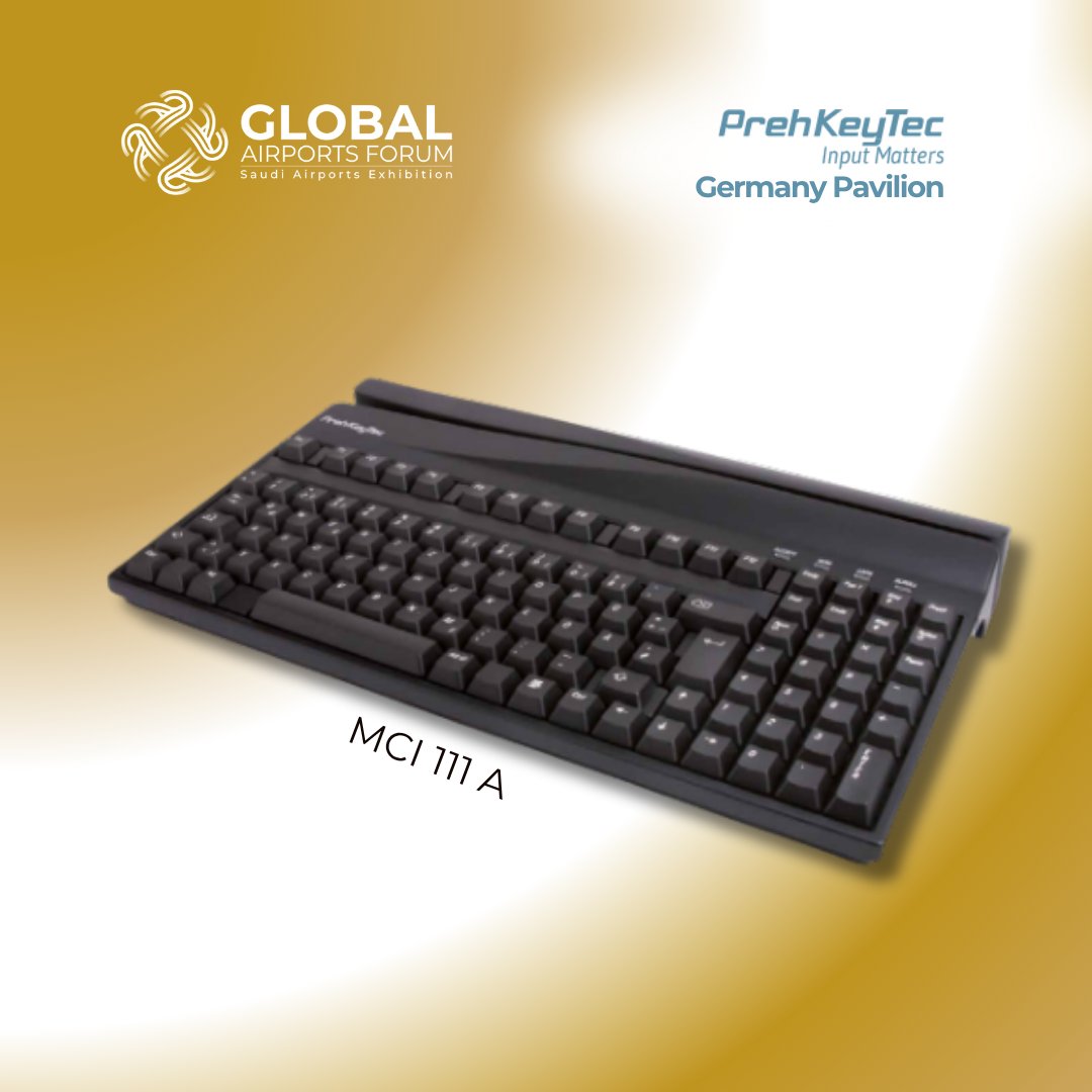 SaudiExhibition's tweet image. Check out PrehKeyTec GmbH at #GAF2025! ✈️
 Leading manufacturer of configurable keyboards &amp;amp; scanners for efficiency &amp;amp; reliability across industries.

 Visit them at the Germany Pavilion. Register 👉 tinyurl.com/mum3evkc

#GlobalAirportsForum #DataEntrySolutions #Innovation…