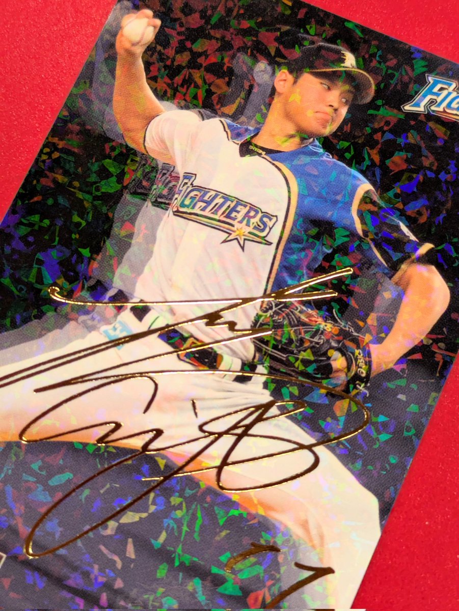 大谷翔平] 2018 BBM GRATEFUL DAYS 3D 金箔サイン 50枚限定 #3D1 46/50