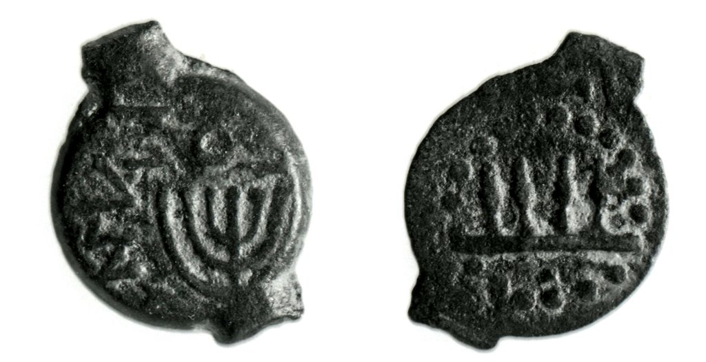 *37 BCE of course.

Here's another of his bronze coins currently at the British Museum.