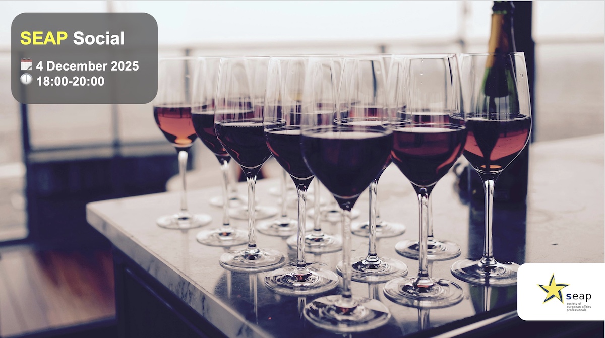 SEAP members are warmly invited to our year-end networking event on 4 December. As 2025 concludes, this is a chance to reconnect with colleagues, meet new members and exchange views with the SEAP Board.

Please check your email inbox for the invitation and registration link!