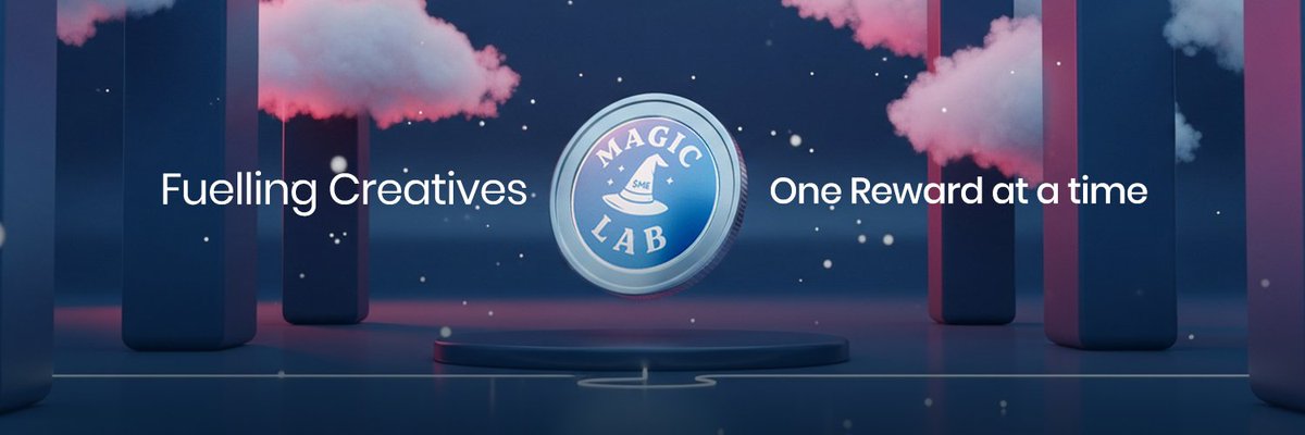 Web3nsam's tweet image. I created a banner for @MagicLabHQ and wanted to capture the feeling of creativity, community, and the energy that brings people together. 

I focused on color, atmosphere, and a sense of magic that represents what the Lab inspires every day. ✨
#MagicLabBanner
