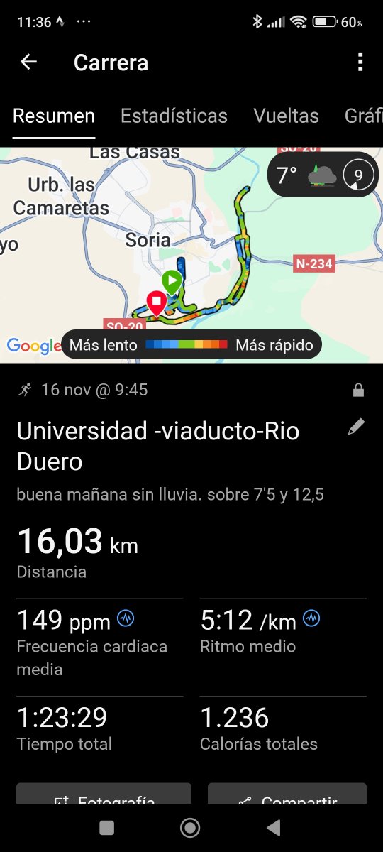 MargonluLuis's tweet photo. A dos semanas del siguiente reto. MM Córdoba. Buen entreno en una agradable mañana sin lluvia. Última tirada larga con buenas sensaciones. Ahora toca recuperar y está tarde ⚽🎙️con @cdnumancia  y @esr https://t.co/EiPvqfIjfM