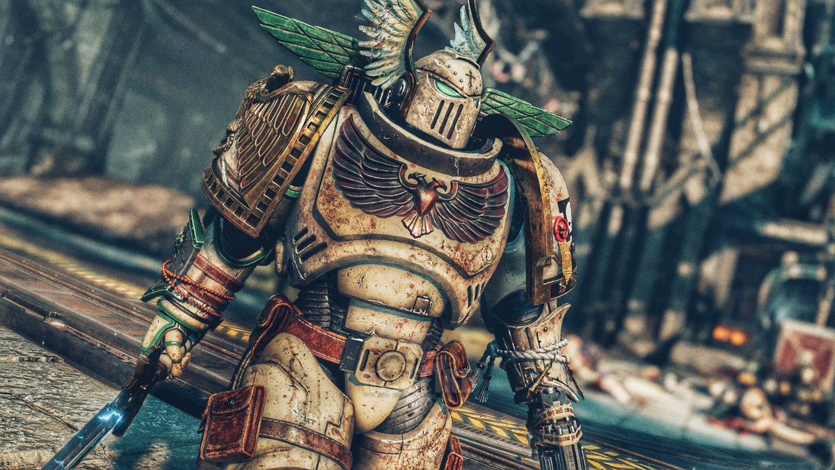 506Hellfire's tweet photo. Weekend Wallpaper 🔥
Angels of Absolution - Desktop edition 🖥️

#SpaceMarine2 #warhammer40k #angelsofabsolution #Hellfire506 https://t.co/qiSCNBg0vn