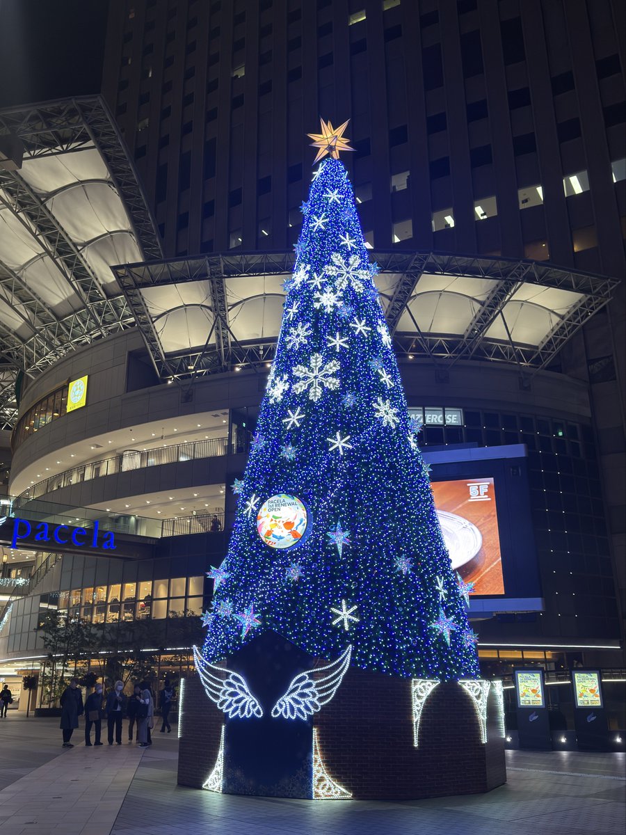 基町クレド・パセーラの クリスマスツリー🎄も撮ってきた😎