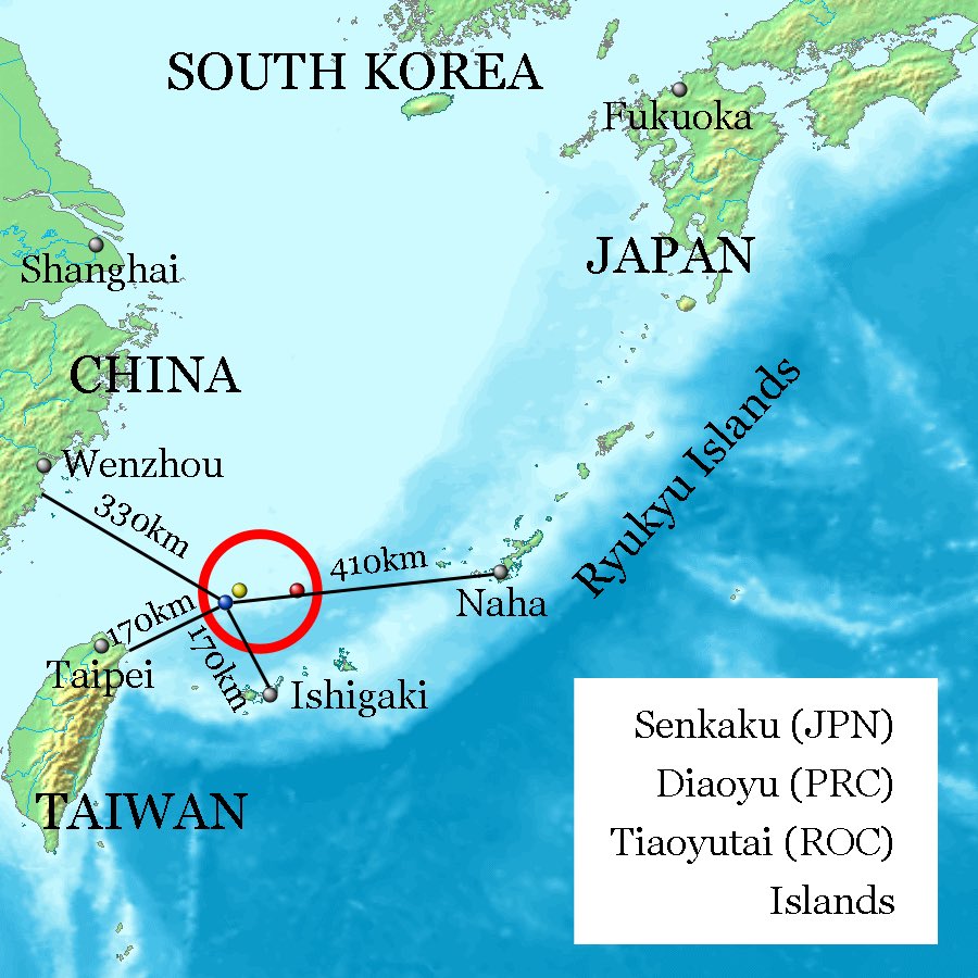 visegrad24's tweet image. BREAKING:

4 armed Chinese Coast Guard (CCG) vessels have intruded Japan’s territorial waters around the Senkaku Islands.

The islands are also claimed by China and Taiwan.

The vessels sailed into the 12-nautical-mile territorial waters surrounding the islands and conducted what…