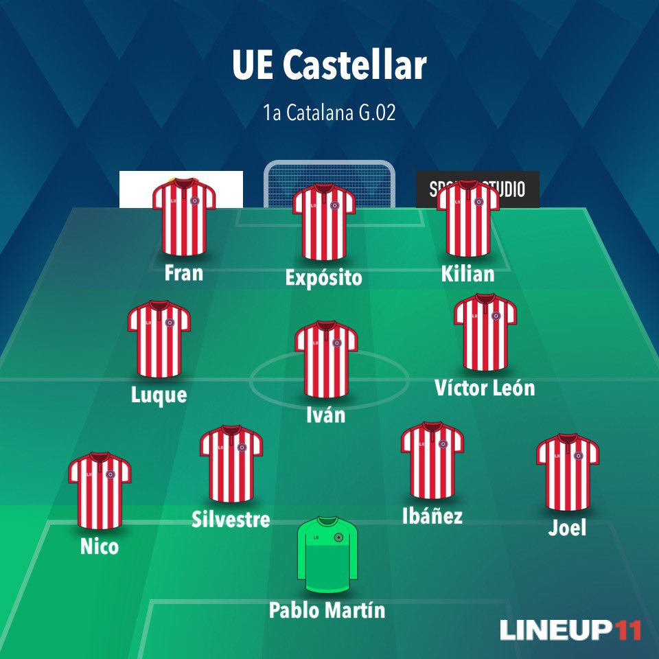 ⚽️ 11 inicial #UECastellar 

<a href="/RipolletCF/">CF Ripollet</a> 🆚 <a href="/UECastellar1911/">Unió Esportiva Castellar</a>

🟥⬜🟥⬜🟥⬜🟥
#𝐬𝐨𝐦𝐡𝐢𝐜𝐚𝐬𝐭𝐞𝐥𝐥𝐚𝐫 #𝐟𝐮𝐭𝐛𝐨𝐥𝐜𝐚𝐭