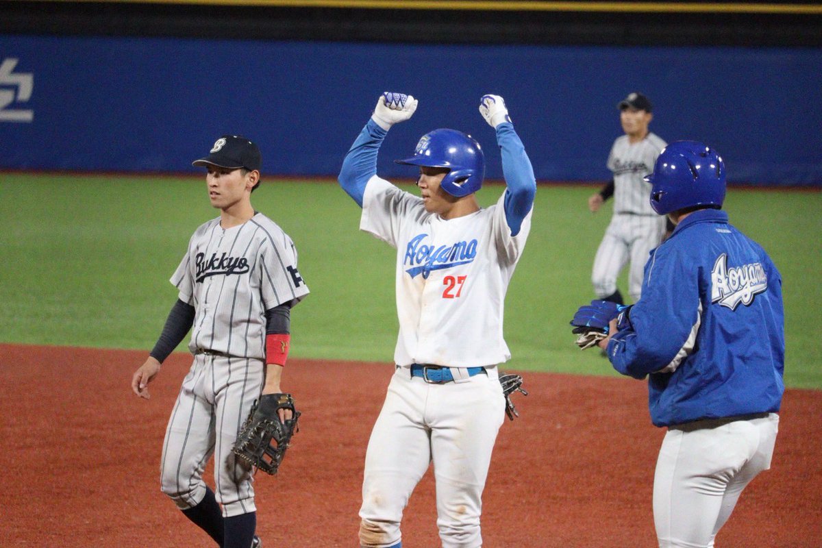 明治神宮野球大会】 2回戦 vs佛教大 8回裏 #谷口勇人(大阪桐蔭)が安打