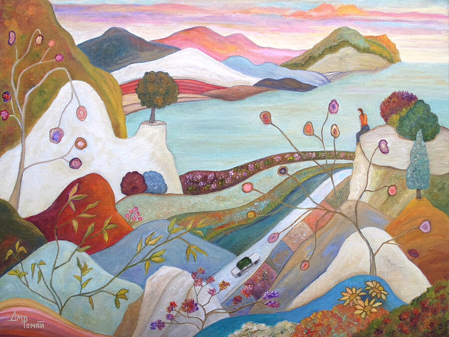 ampomata's tweet photo. This is my new painting, "Letting It Go". https://t.co/U5iiKG8hyv