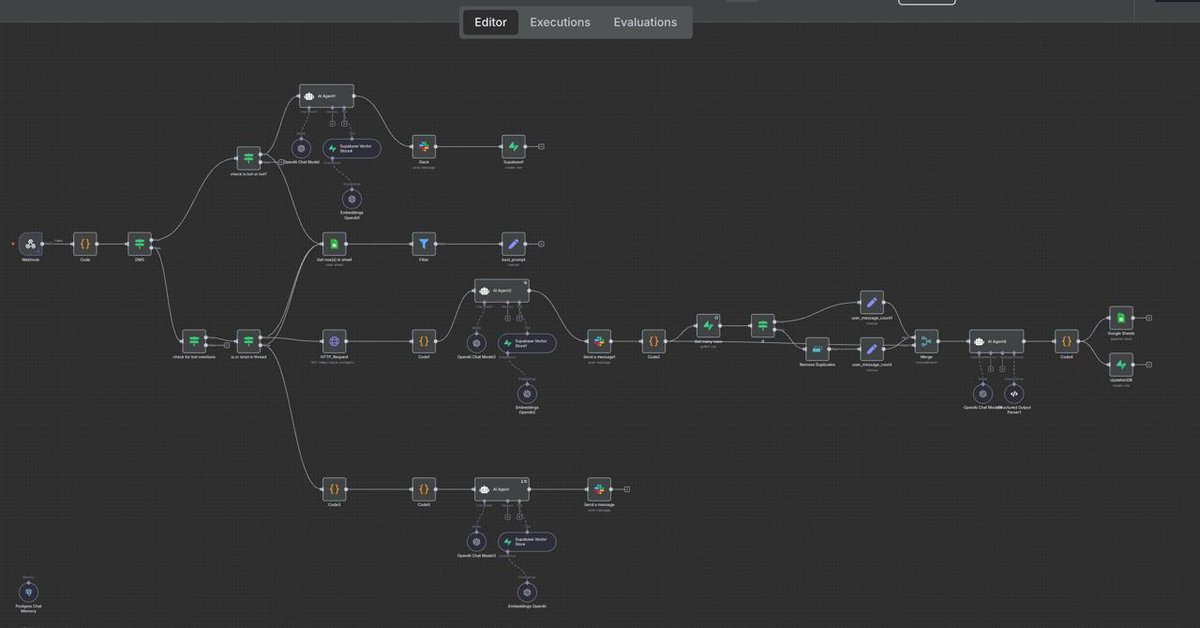 devautomates's tweet image. Meet the n8n-powered Slack bot: 🚀 

Automate standups, instant reminders, and updates—no more chasing tasks or info across channels. 

Automation = more time for meaningful work.

#Slack #n8n #Automation