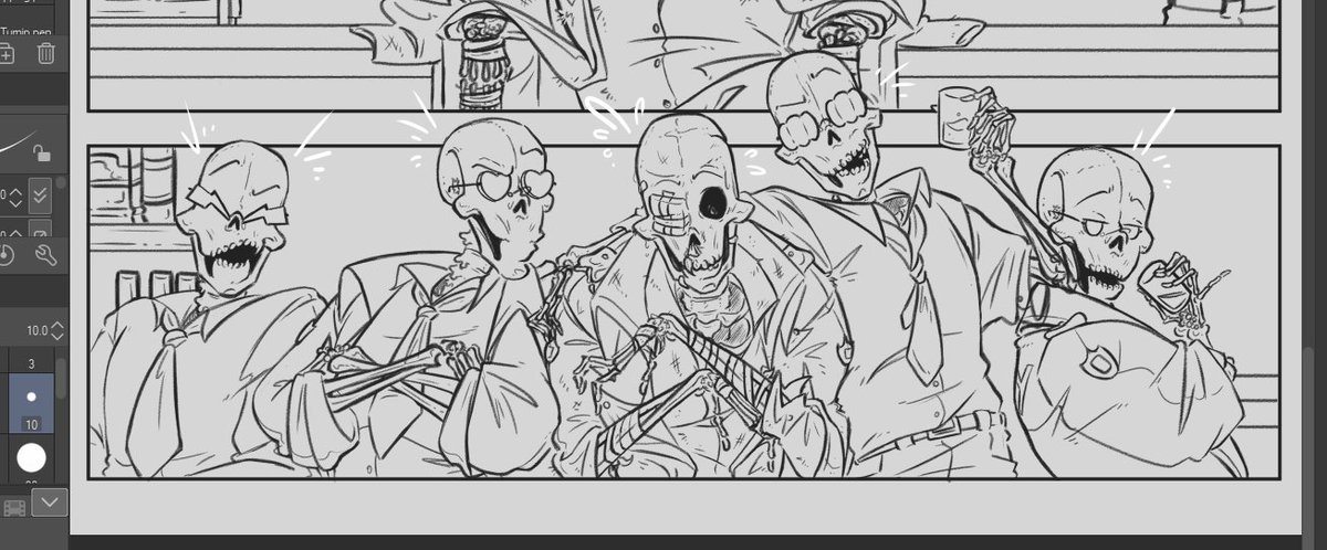 WIP 
best team ever
.
#wip #minicomic #pressure #bouncer