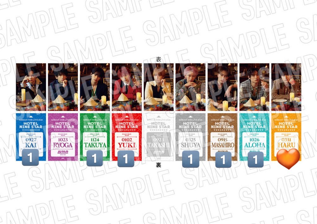 0913_y99's tweet photo. 超特急 マルイ ルームカードキー風カード 交換 買取

譲:🔢カイ、タクヤ、ユーキ、シューヤ、マサヒロ、アロハ

求:ハル＞定価(タクヤ以外)

交換、右記手渡し優先 11/30、12/25〜27、2/7.8、2/20
郵送可

お心当たりのある方はお気軽にお声がけください☺︎ https://t.co/PAS7taMzwS