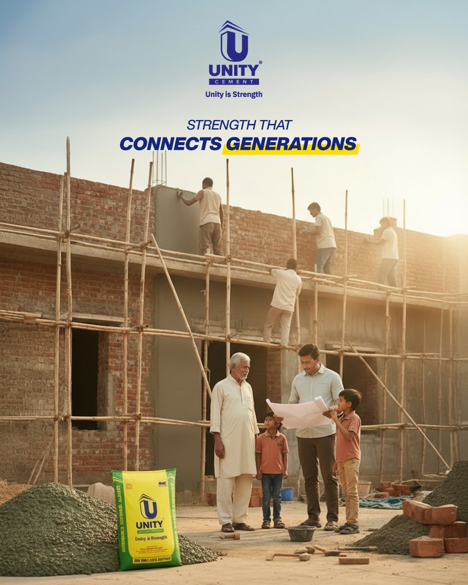 unitycement's tweet image. Unity Cement – Building More Than Structures, Building Legacies.

#UnityCement #UnityIsStrength #TrustedByGenerations #CementOfChoice #IndianConstruction #StrongFoundation #ecofriendlycement #GreenCement