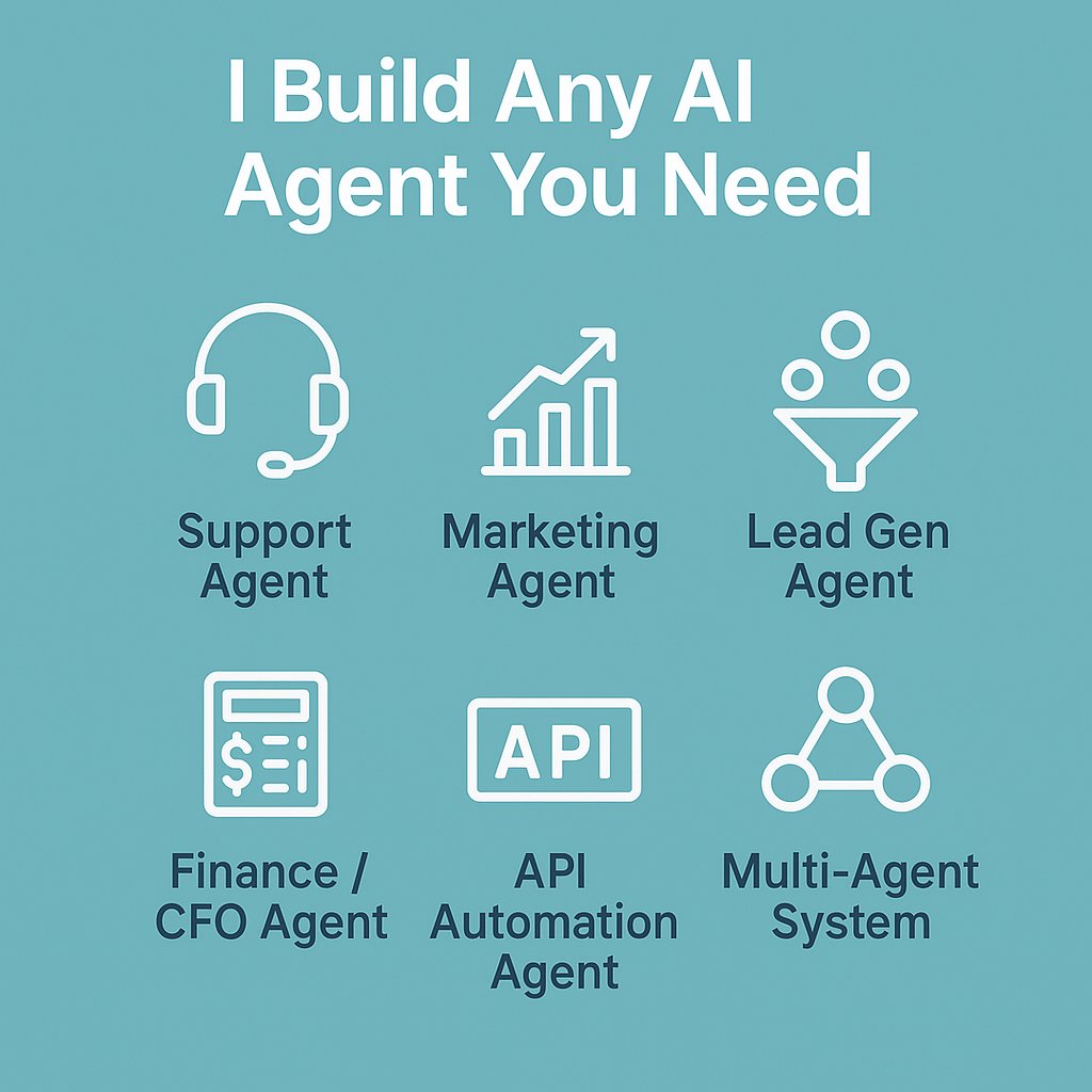 Syntraaa's tweet image. You want an agent or anyone you know wants one let me know and ill get it done for you 
#artificial_intelligence #GPT #Agents