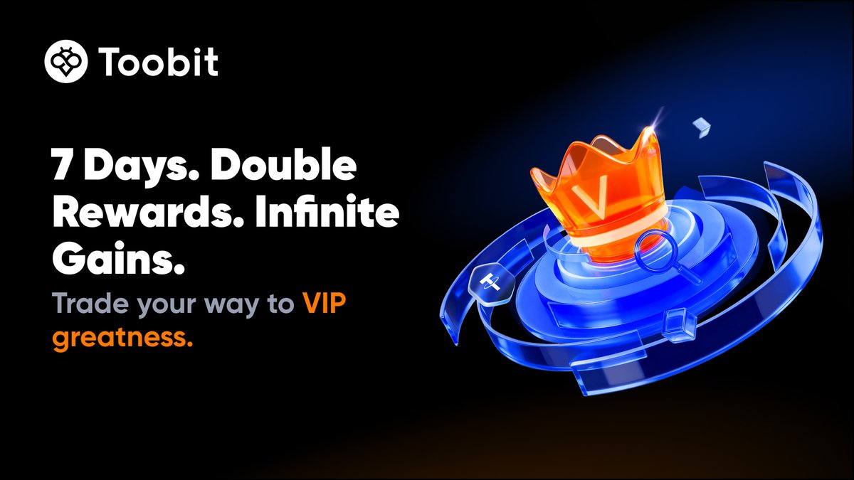 Toobit_official's tweet image. 7 days. 5 tiers. Infinite grind. ⚡
Push your trading volume and claim your VIP pass + BTC bonuses.

Join now 👉  bit.ly/435t1kg

#Toobit #CryptoRewards