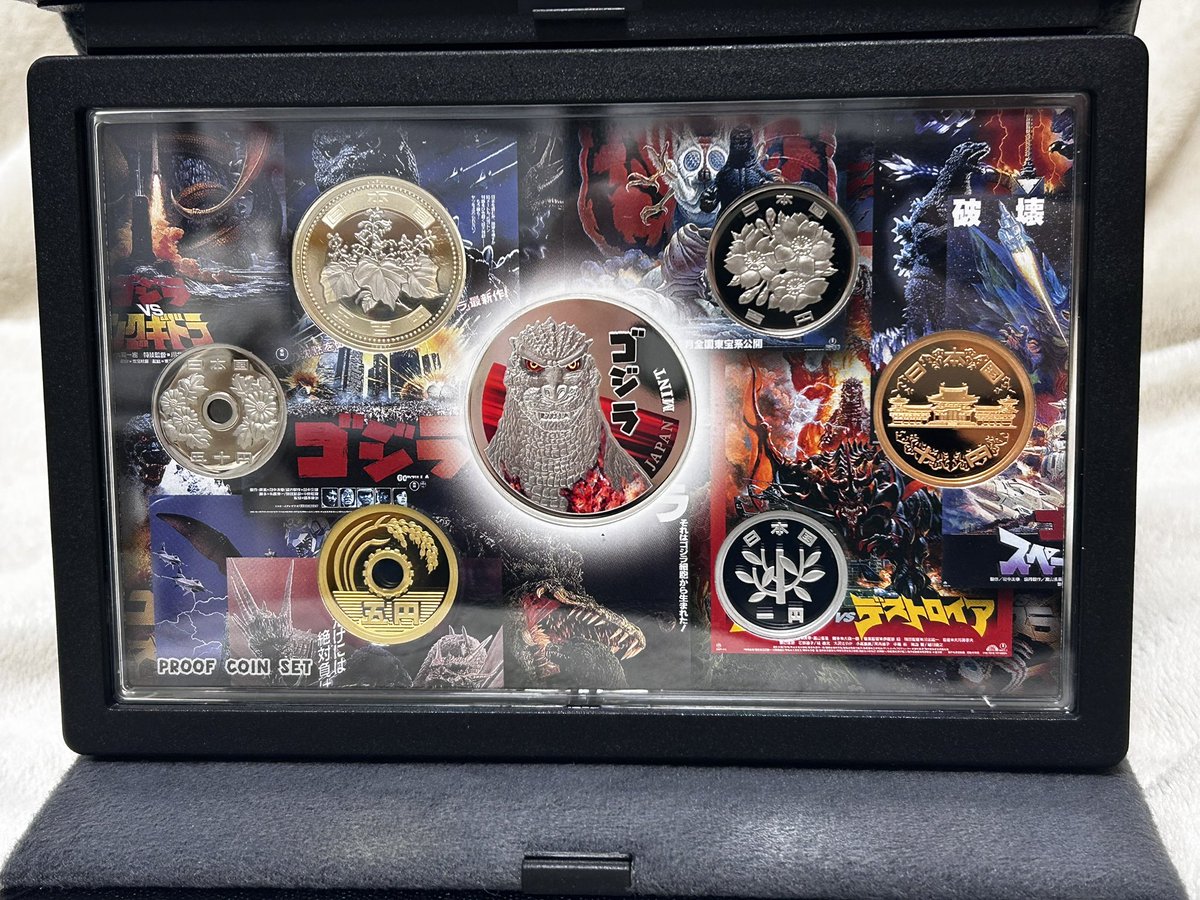 ゴジラ 70周年2024プルーフ貨幣セット バニゴジかっけぇ 詳しいことは