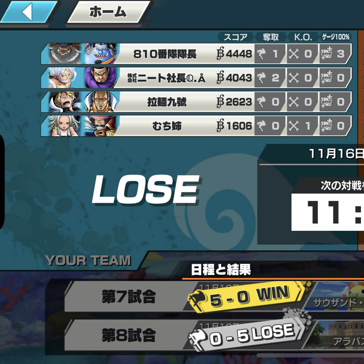 ramen9go's tweet image. 4日目は山あり谷あり
#第5回チャンピオンシップ 
#バウンティラッシュ