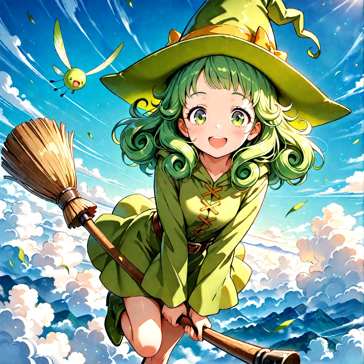 月曜日の魔女っ子 #AIイラスト絵師さん・術師さんと繋がりたい