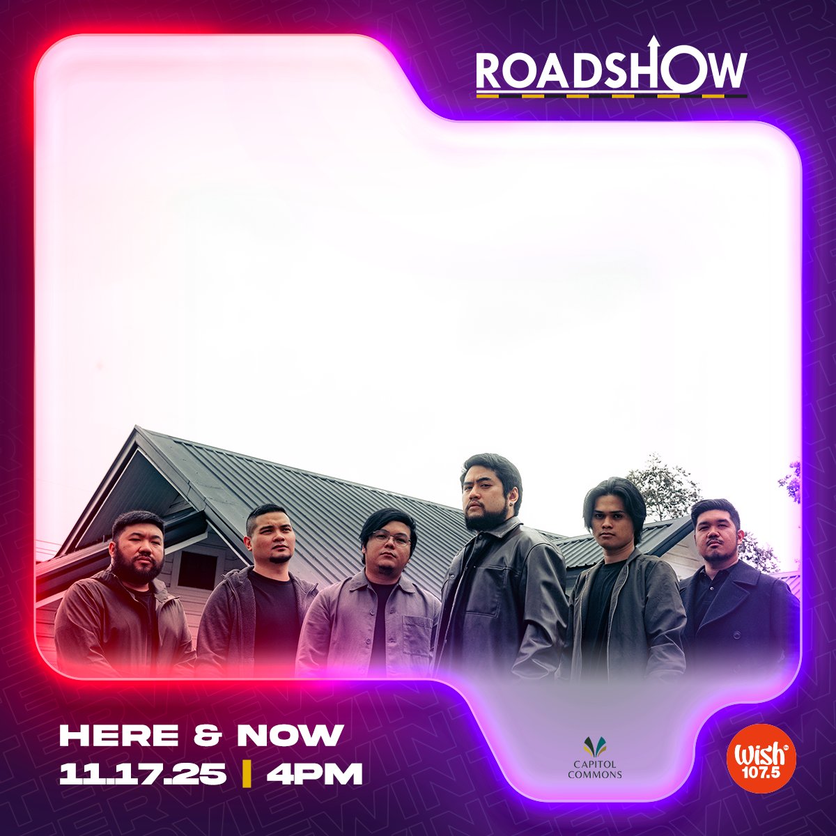 wish1075's tweet image. Make way for the live Roadshow performances of South Korean-American singer-songwriter @eaJPark, rising P-pop group @ygig_official, and rock upstart Here &amp;amp; Now!

The Wish 107.5 Bus will be parked at Rizal Row, Capitol Commons.