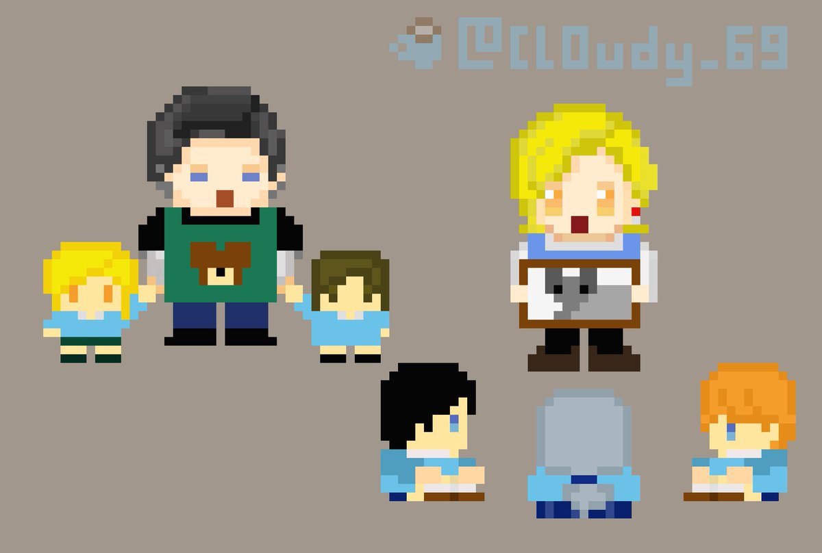 テデちゃん 二人とも意外と保育士さんに向いてると思う