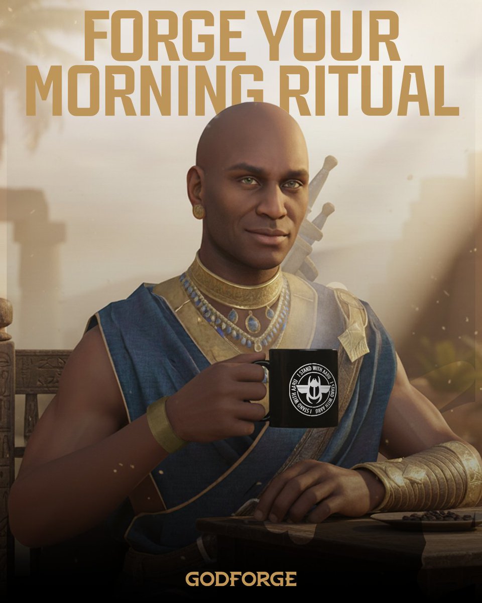 GodforgeGame's tweet image. Equip your IRL character with one of our stylish Aaru Mugs 🔥

Whether you’re sipping a classic afternoon tea or powering up with a much-needed caffeine boost, your favorite beverage deserves a home in our epic Aaru mug.

store.fateless.gg