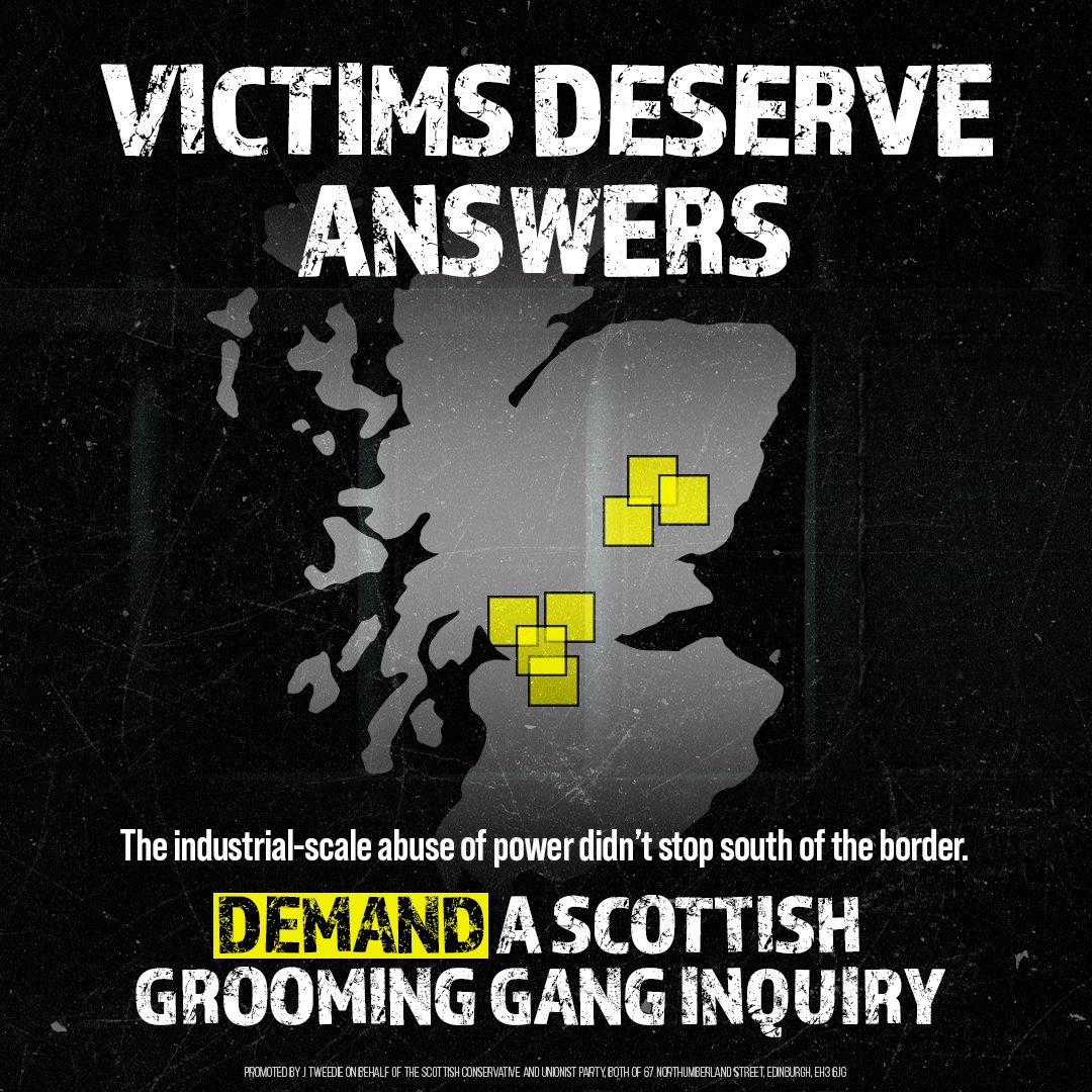 Victims deserve answers – but the SNP are not listening.

Join our campaign to demand a Scottish grooming gangs inquiry 👇

scottishconservatives.com/news/demand-a-…