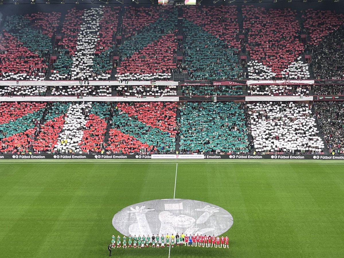 sidlowe's tweet image. A few more photos from San Mamés last night, where Palestine played the Basque Country.