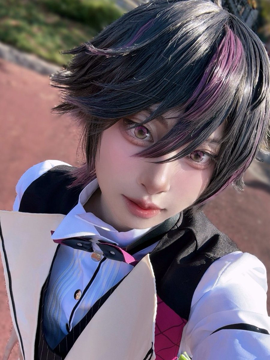 mahuyu__x's tweet image. ⚠️🌈🕒 cos 反転

🍇くんでいました~❕
久々のイベント楽しかったです🎶

 #KPF2025