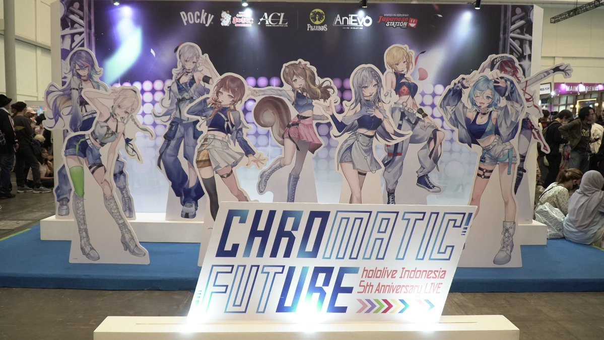 hololive_Id's tweet image. 🚀hololive Indonesia 5th Anniversary🚀

Terima kasih telah datang dan merayakan hololive Indonesia 5th Anniversary LIVE Chromatic Future dan Fan Festival!  🎉

Dua hari yang penuh semangat &amp;amp; energi dari kalian semua!
Sampai jumpa lagi di kesempatan selanjutnya! 💖✨…