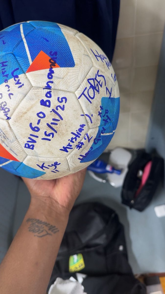 JavaunSplatt's tweet photo. Happy to finish off with a win, my first international hatrick and make history for the country 🙏🏾  🇻🇬 https://t.co/g73L0VOaML