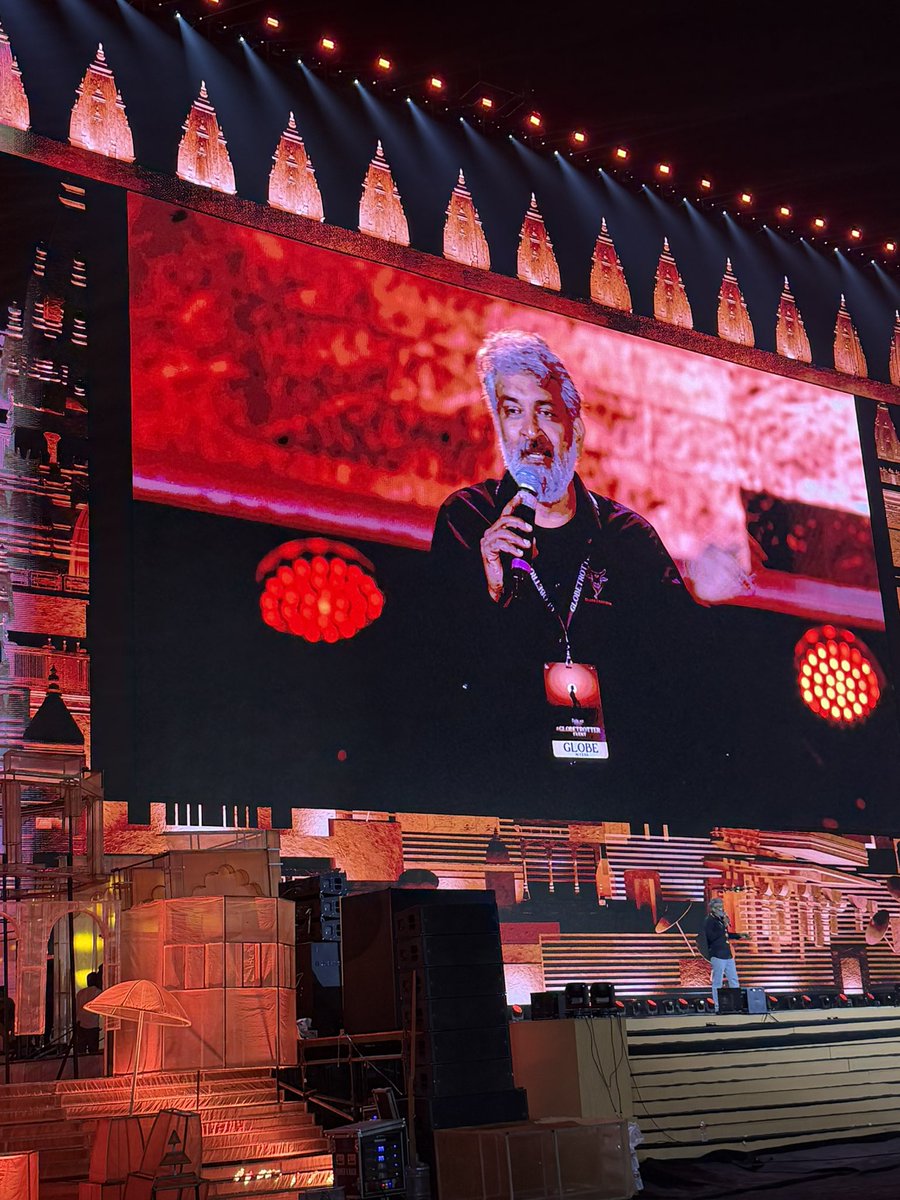 I have never attended a film event with this scale but it’s exactly right for <a href="/ssrajamouli/">rajamouli ss</a>’s outsized imagination, ambition and audacity. Can’t wait to see what he has created! 
#Varanasi
