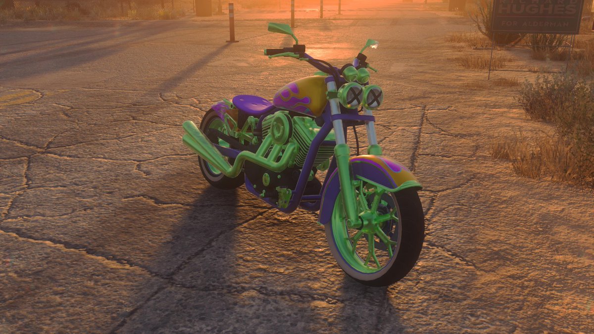 Elle est pas belle ma moto de jacky ? 
#saintsrow