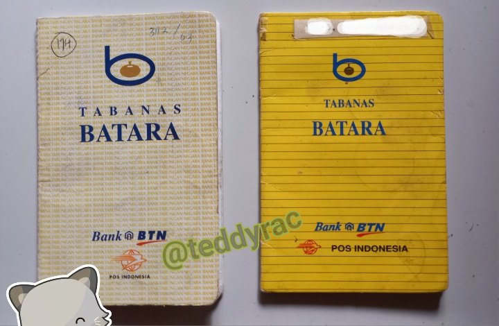 Teddyrac's tweet photo. Buku Iuran Televisi (BIT) 1997 dan 1999. Buku Tabungan Tabanas Batara, bank BTN https://t.co/vDnipYfs3X