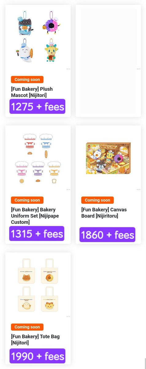 meus_polaris's tweet image. 🌠 #MeusPolarisGO | WTS LFB PH 🌠

NIJISANJI
✧ Fun Bakery ✧

— DOO/DOP: 11/29 (or later) | 80% DP
— 🇯🇵 store | ETA: TBA

💳 gcash/seabank
🚚 J&amp;amp;T/SDD

REPLY/DM
👉 FUN BAKERY + &amp;lt;ITEM&amp;gt; + &amp;lt;QTY&amp;gt;