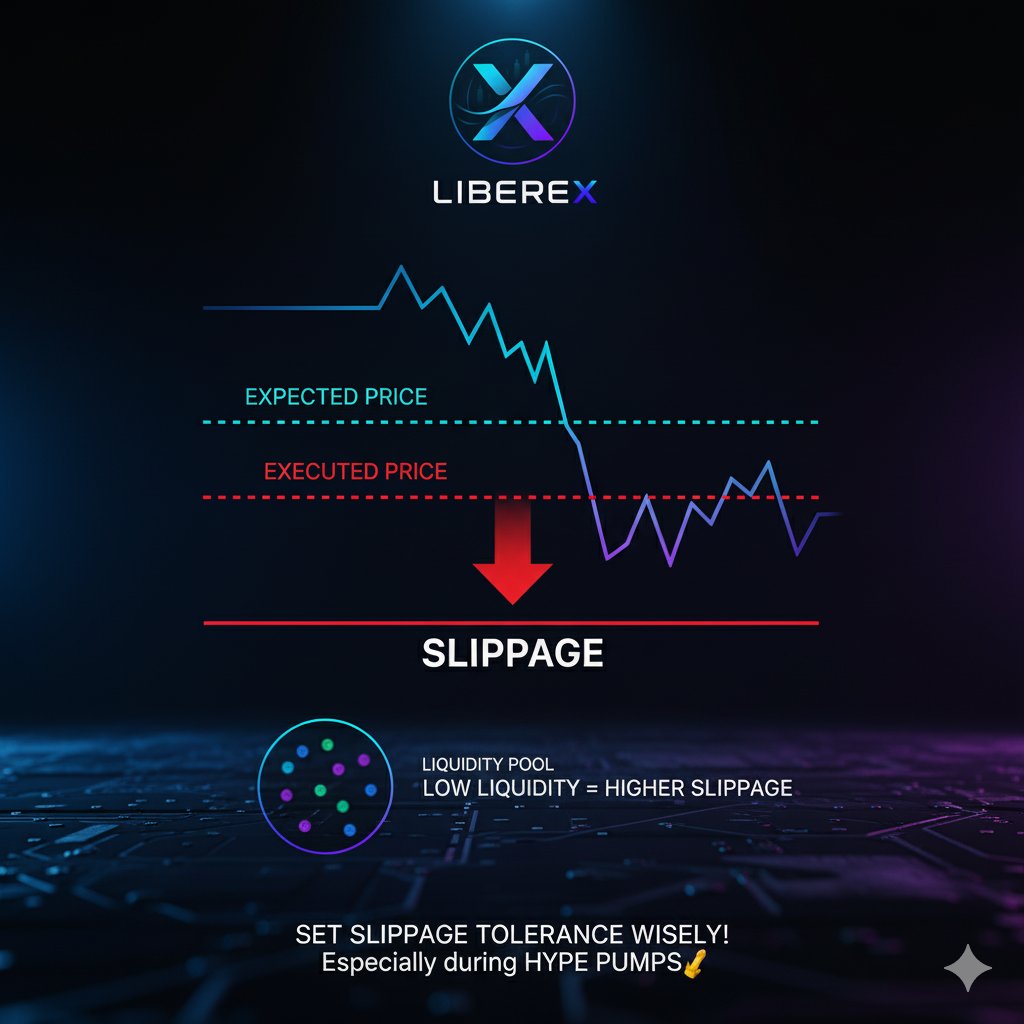 LiberexDex's tweet image. 🔍 Crypto Term of the Day: Slippage
Slippage = the difference between the price you expect vs the price you get when swapping a token.Low liquidity = higher slippage.Always set your slippage tolerance wisely especially during hype pumps. 🚀
#liberex #Crypto #DeFi #Web3 #Education
