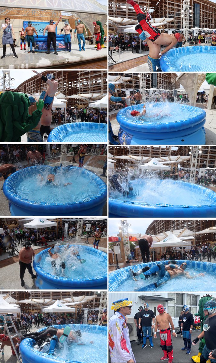 SeaFoodWrestle's tweet photo. (広報) #海鮮プロレス

Q.円形水上リング？
A.円形水槽リングです。

Q.いのちかがやく未来社会のデザイン?
A.いのちからがら魚類世界とデルフィンです。

Q.レガシー？
A.アンダーザシーです。 https://t.co/6zYv1ecVAE