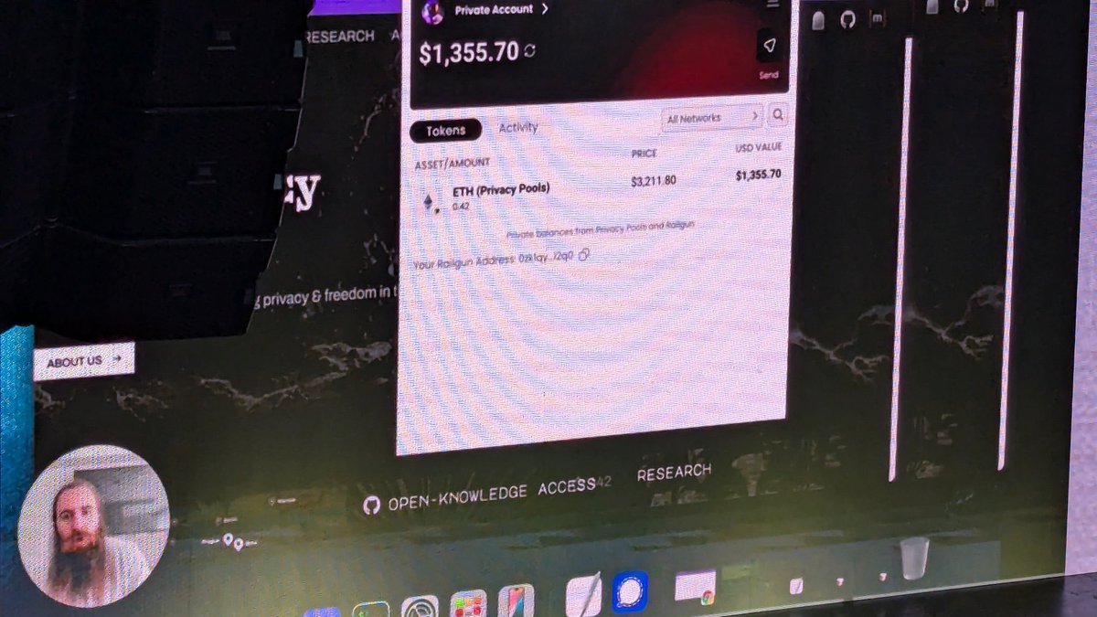 0xprivacypools's tweet image. THE WORD IS OUT!

huge congrats to @ethereumfndn, @VitalikButerin, @kassandraETH for demoing the Kohaku wallet.

onchain privacy is entering a new stage, and we’re honoured to be a part of it. 

privacy, by default, right in the comfort of your wallet. 

Ethereum is for privacy.