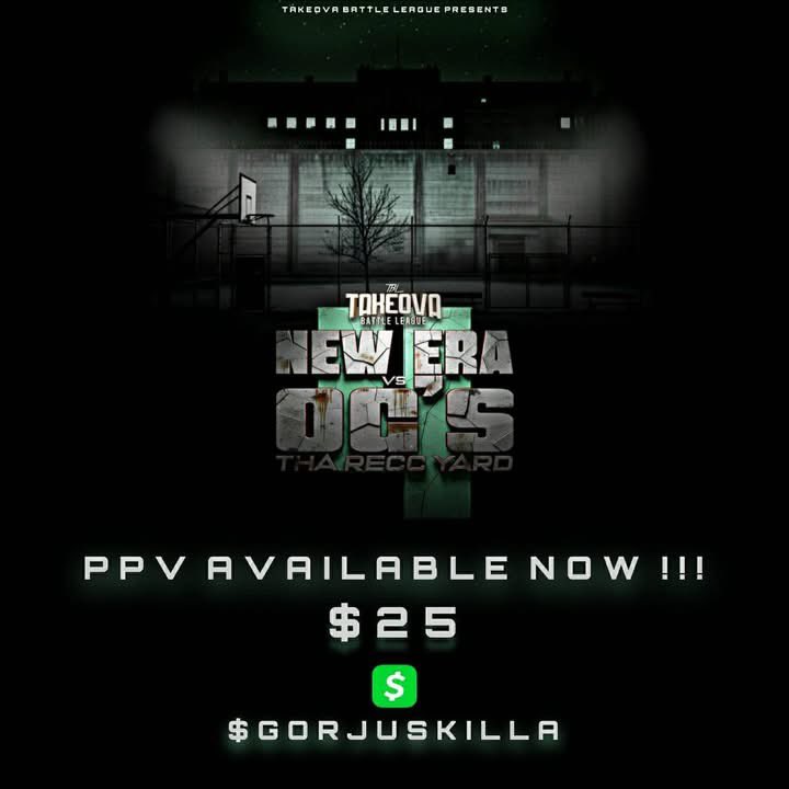 ITS BATTLE WEEK NIGGA 

If you are in the RI/MA/CT area, pull up on us Saturday night for a night of great battles

If you cant make it, cop the ppv 

Stretch Millz vs YGS gon be a crazy one