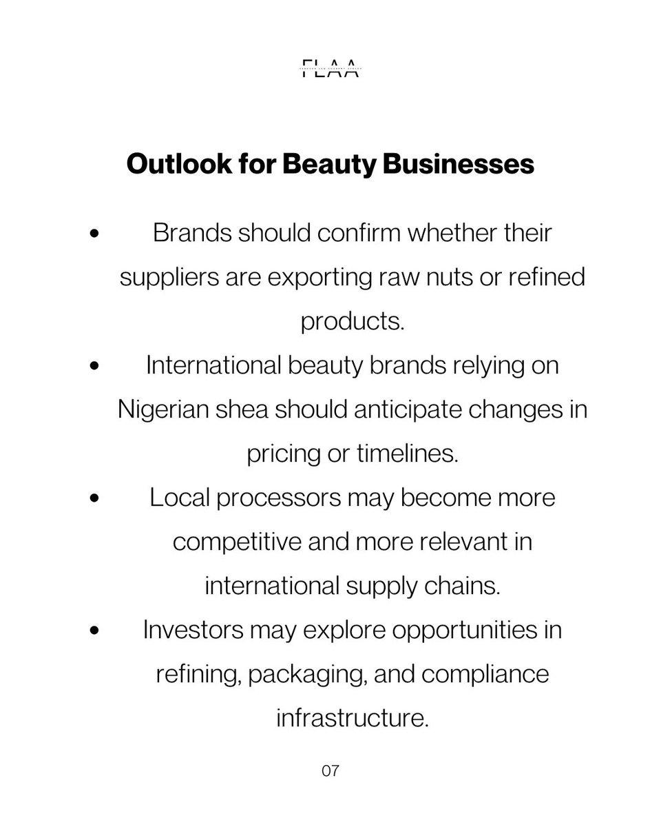 FLIAfrica_'s tweet image. #BeautyLaw #FashionLaw #SheaButter #NigeriaPolicy