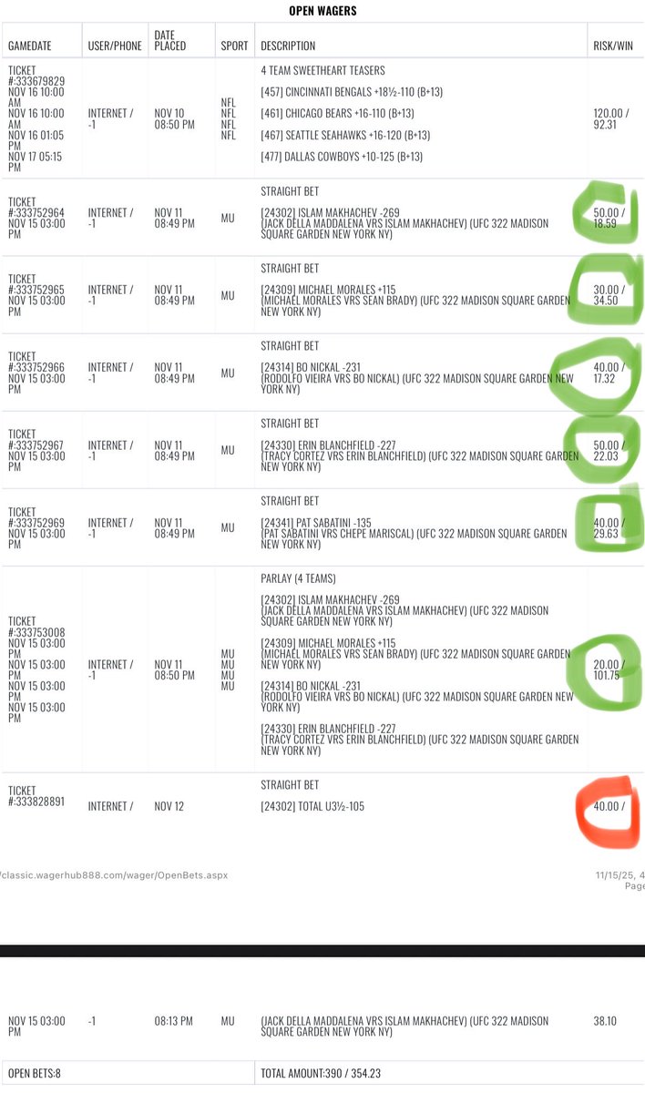 UFC_Oracle's tweet image. #UFC322 who had Dillon Dannis getting barred on their bingo card? Or Leon Edwards KO’d?