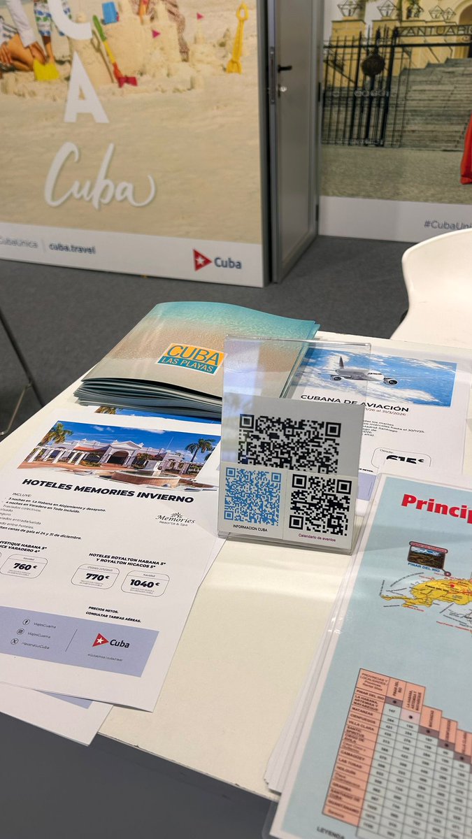 ¡Último día para disfrutar de INTUR! 🤩👏Ha sido una feria maravillosa, como cada año. Esperamos haber sembrado en los visitantes la curiosidad de conocer un país tan maravilloso.
#CubaTeEspera #AtreveteaVivirlo #INTUR #traveling #Viajes #DestinoCuba