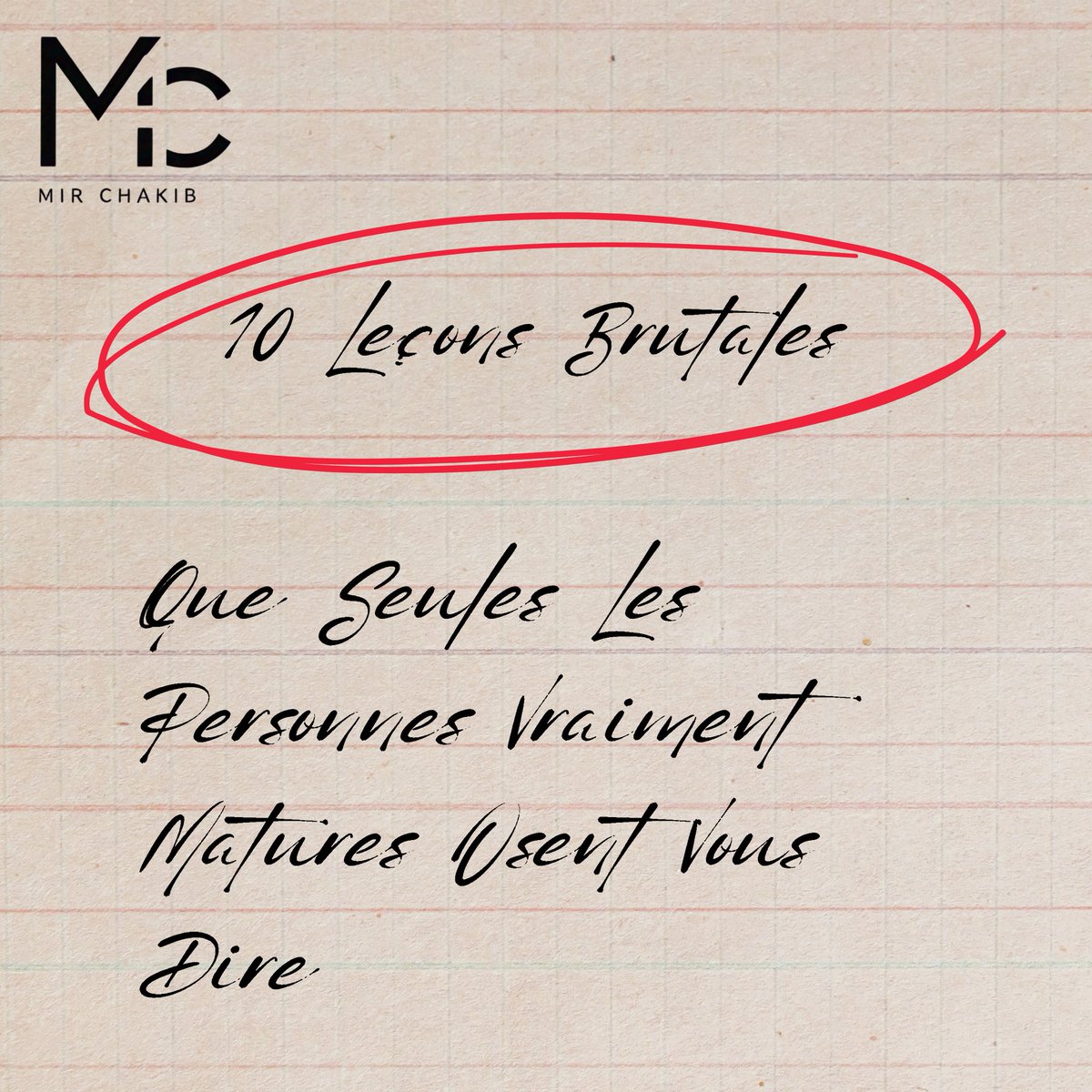 ChakibMir's tweet photo. Les plus grandes leçons de la vie arrivent toujours trop tard… sauf si quelqu’un vous les dit à temps.
Voici 10 vérités brutales, que seules les personnes vraiment matures comprennent. 👇
#Maturité #DéveloppementPersonnel #LifeLessons https://t.co/ZQ5ytu63Nv