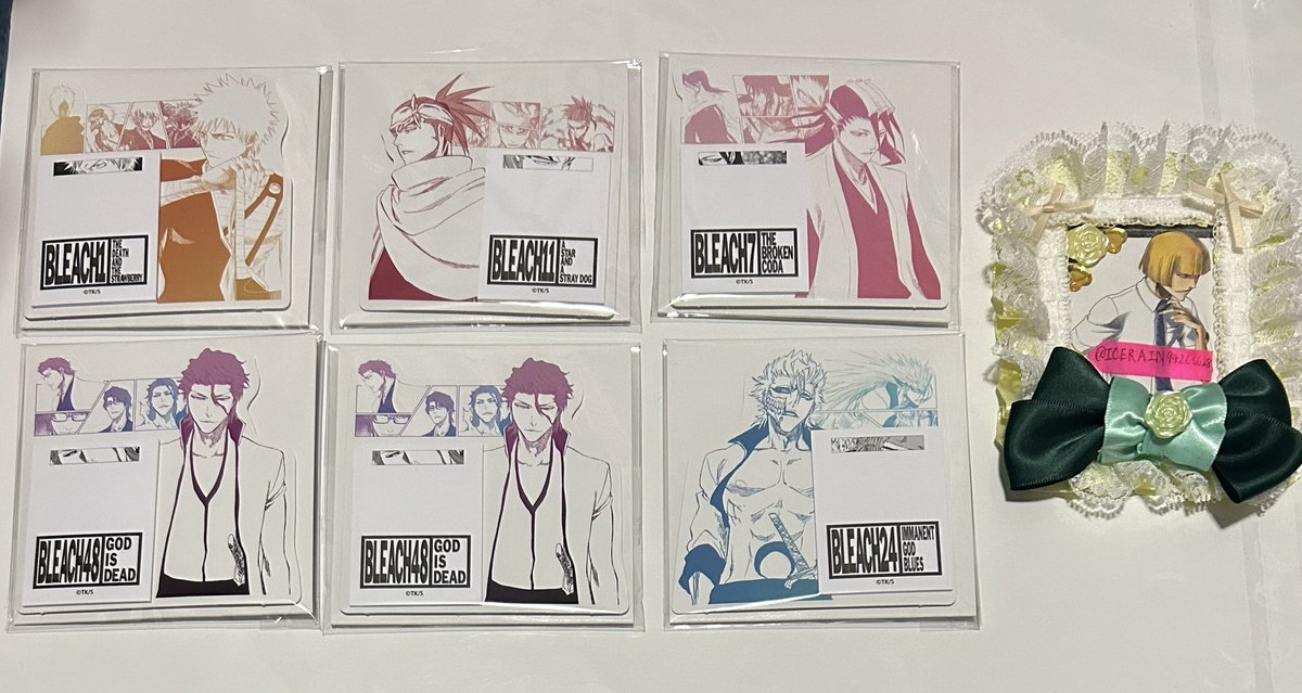 交換】BLEACH 付箋付きポップスタンドコレクション 譲: 一護 白哉 恋次