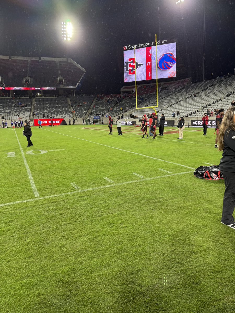 Codythacher's tweet photo. Had a great game day visit @AztecFB against Boise state.
Thank you @SeanDillonSDSU @TheHC_CoachLew @CoachRoyM @RobAurich for this experience https://t.co/NYHm6d52kX