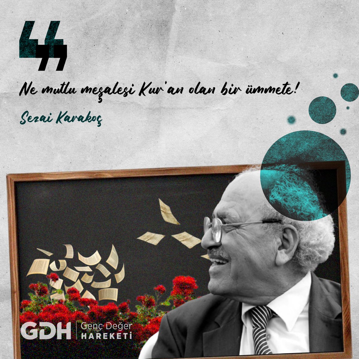 Sezai Karakoç’u vefatının sene-i devriyesinde rahmetle anıyoruz.

#gençdeğerhareketi