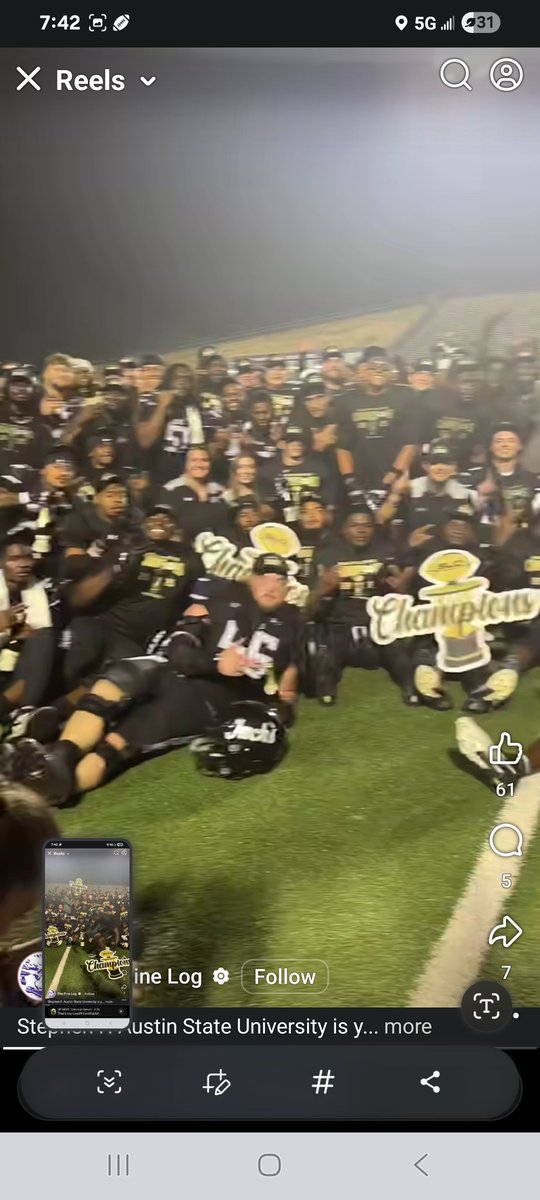 SOUTHLAND CONFERENCE CHAMPS!!!!! SFA AXE'EM JACK BABY